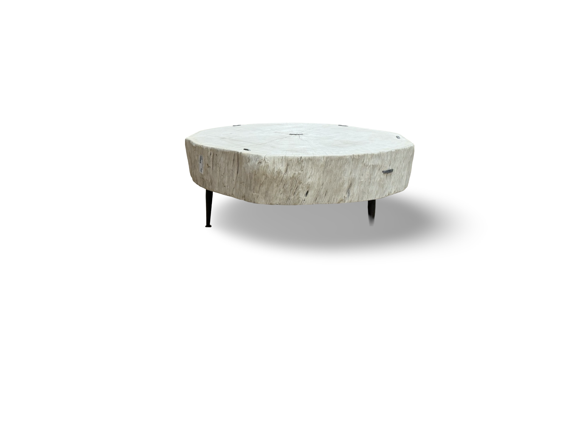 Salontafel ijzeren poot uniek