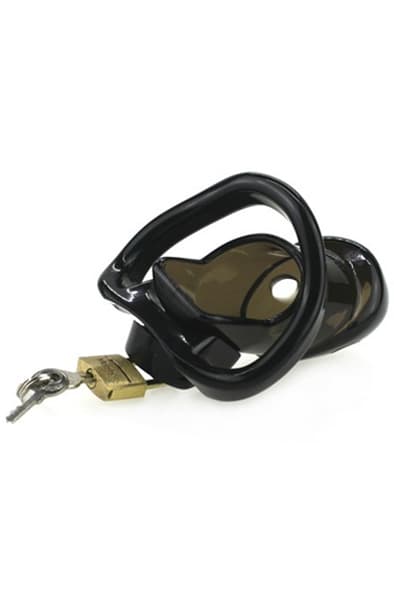 Rikers Locking Chastity Device Black Kyskhetsbur