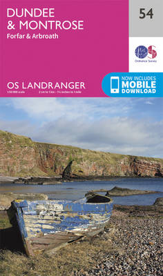 Dundee & Montrose, Forfar & Arbroath - OS Landranger Map 054 (Sheet map, folded)