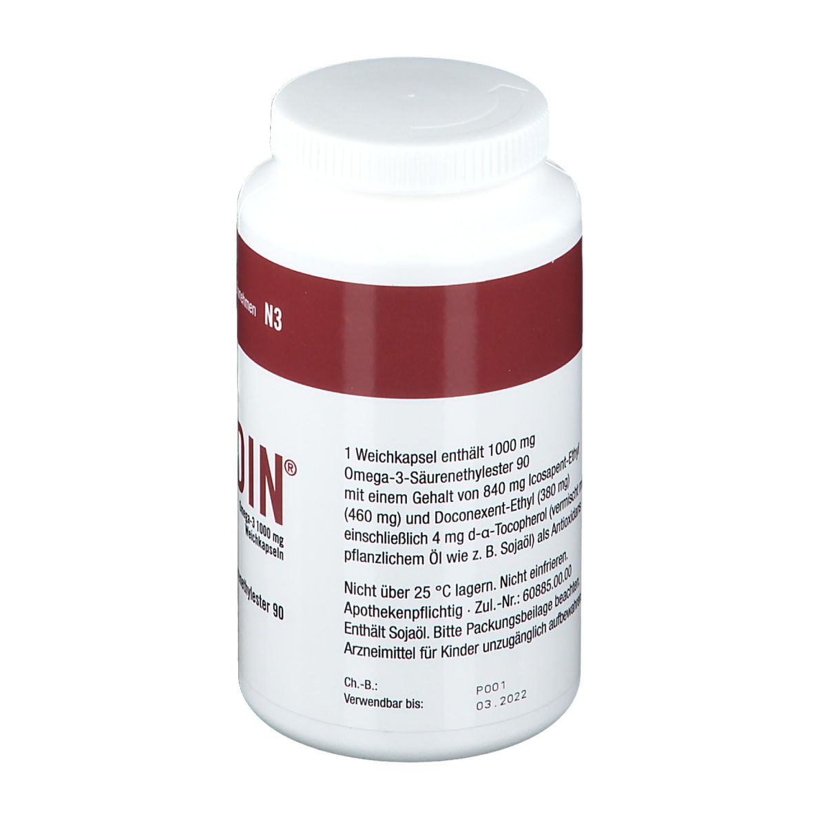 Zodin Omega-3 1.000 mg