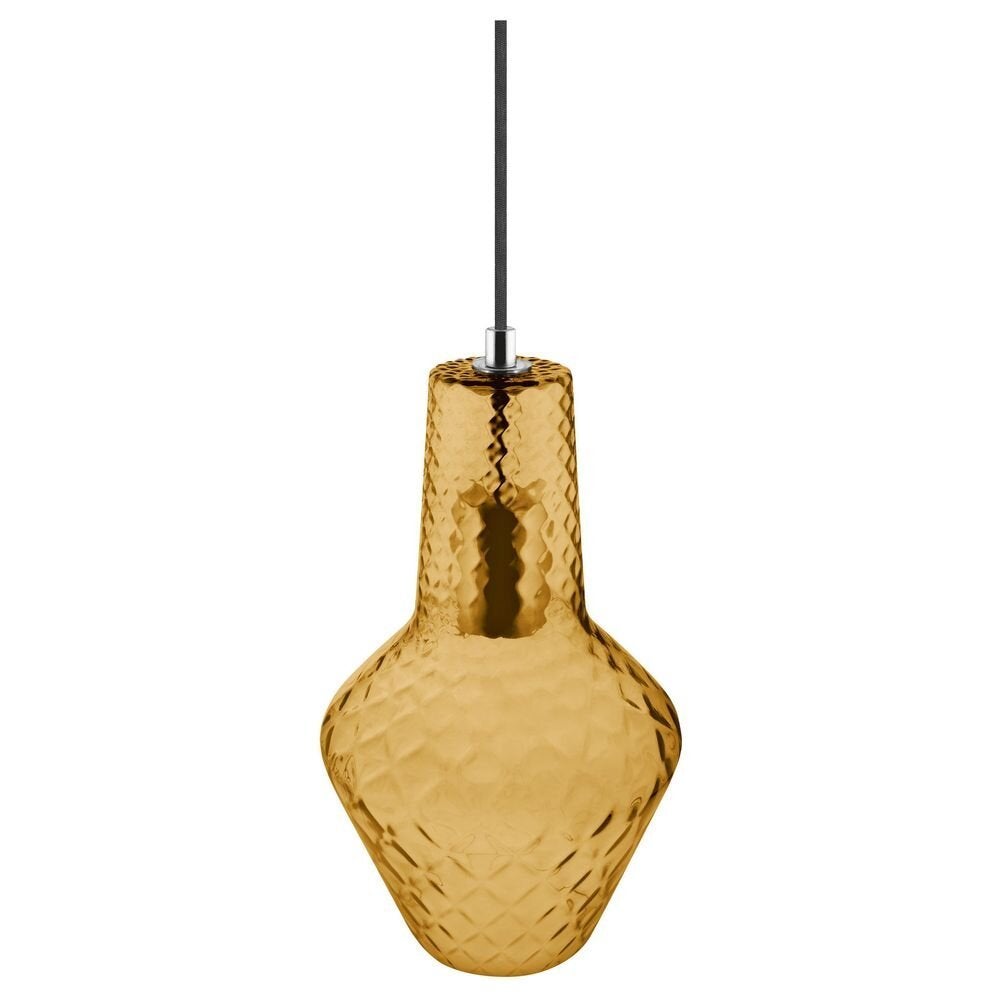 Vintage hanglamp in oranje E27