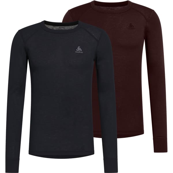T-shirt thermique ODLO SET LONG ACTIVE WARM 2 FUDGE/BLACK