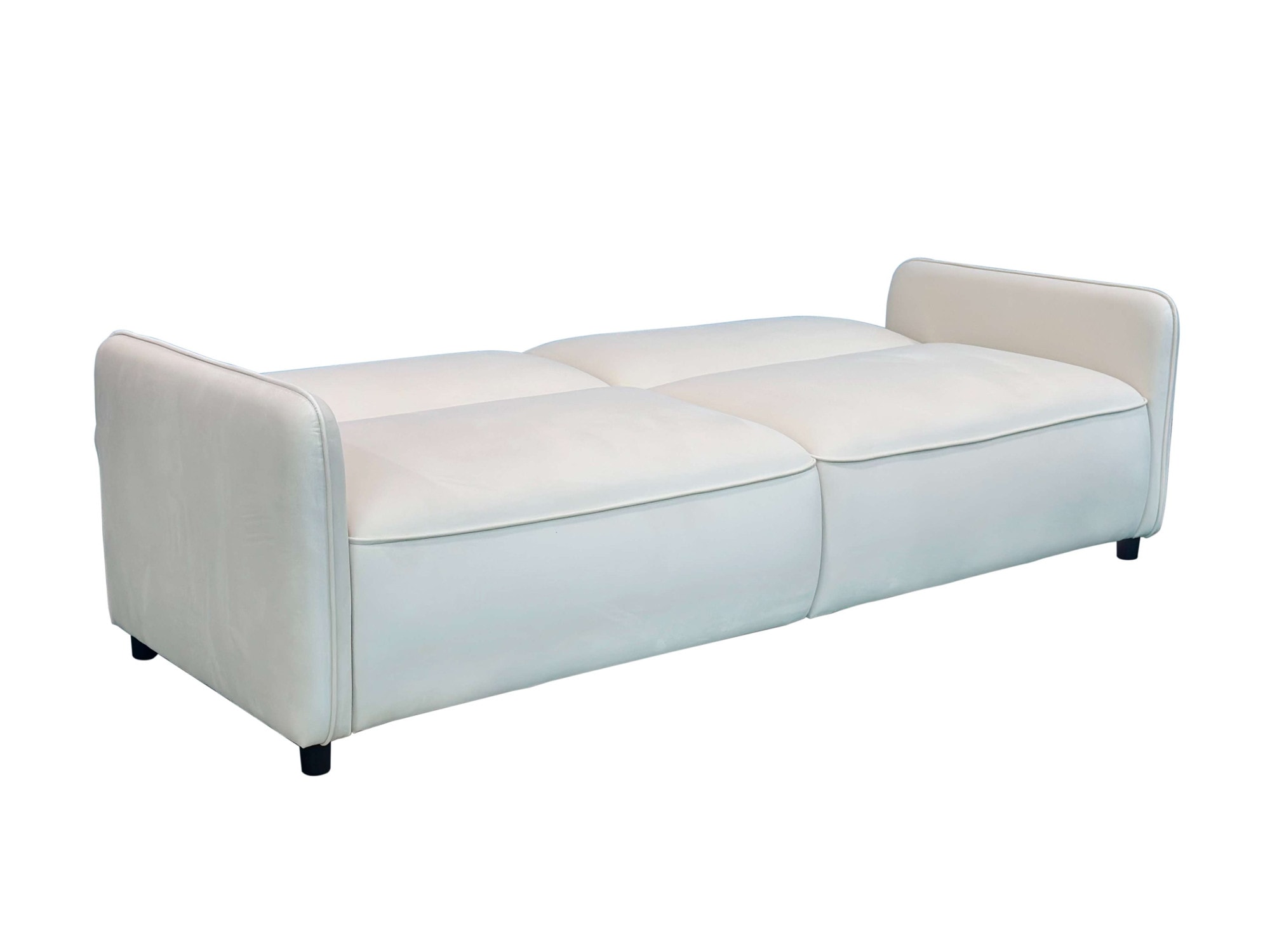 Dorel Home 3-Sitzer »Allie Curved Schlafsofa 209 cm« Bettfunktion (110/190), verstellbare Rückenlehne, Cord u. Velours