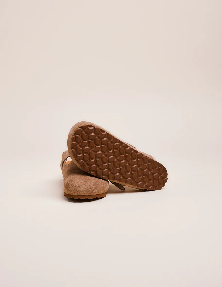 Mules Matilda - Suède taupe