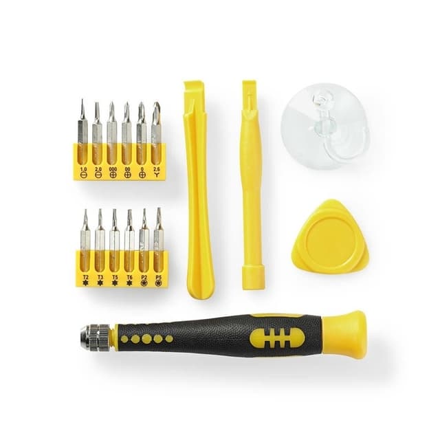 Nedis Telefon / Tablet Reperations Sæt | 17-i-1 | PC / Smartphone / Tablet | Philips bits | Slidsede bits | Pentalobe bits | Tri-wing bits