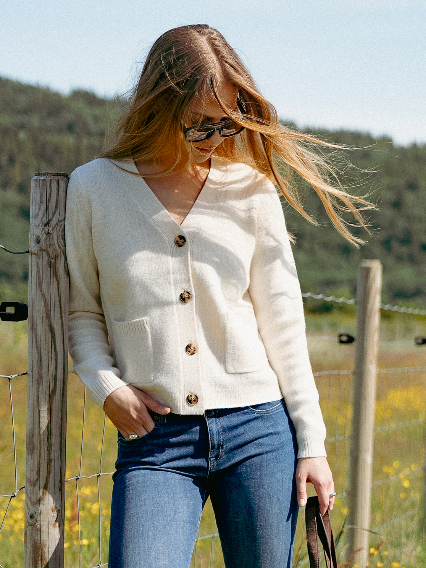 Ana Long Sleeve Knit Cardigan