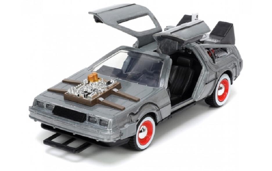 Time Machine Back to the Future 3 1:32Zeitmaschine Modellauto aus Back to the Future 3