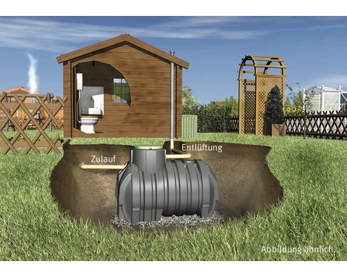 GARANTIA Columbus 3700 L afvalwatertank (gratis geleverd aan de stoeprand, ongeladen)