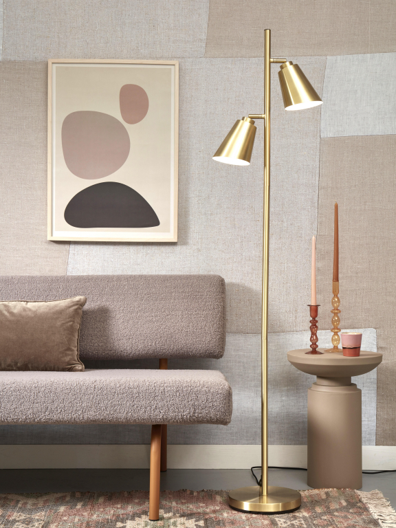 It's about Romi Bremen vloerlamp zwart