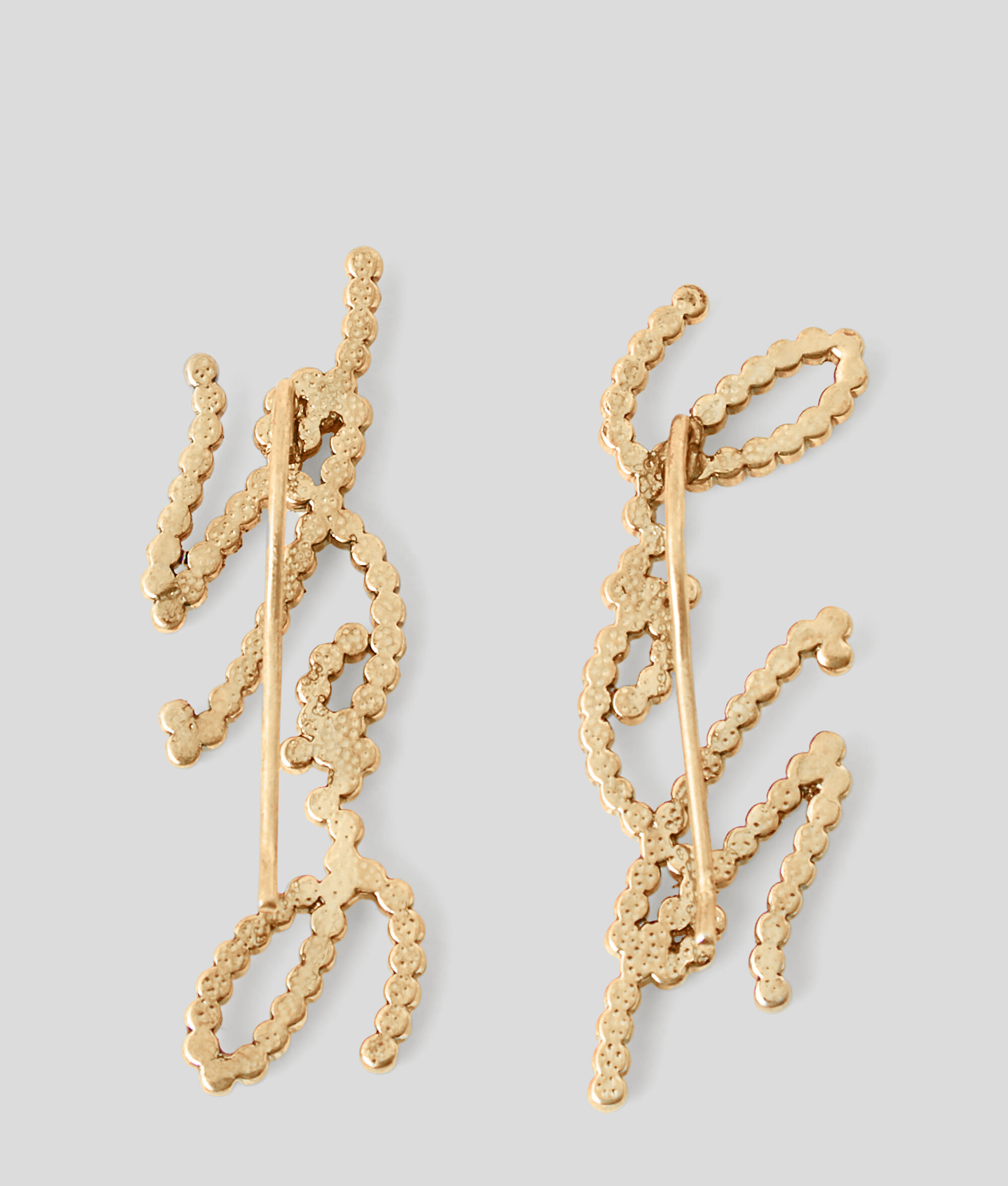 CLOUS D'OREILLES EN PERLES K/SIGNATURE