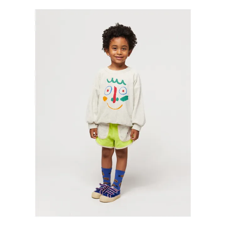 Bobo Choses Short Coton Bio Eponge | Vert anis
