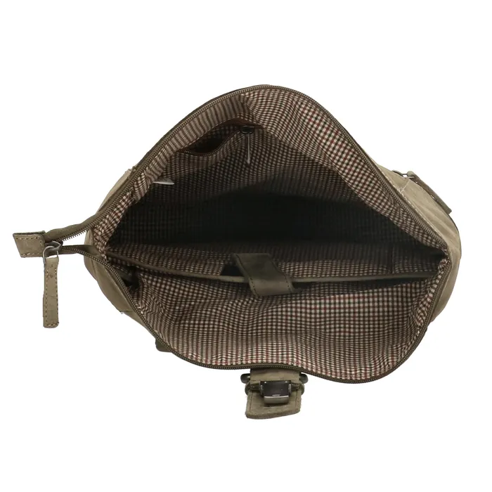 Hide & Stitches Idaho Rugzak 15,6 inch Olijfgroen