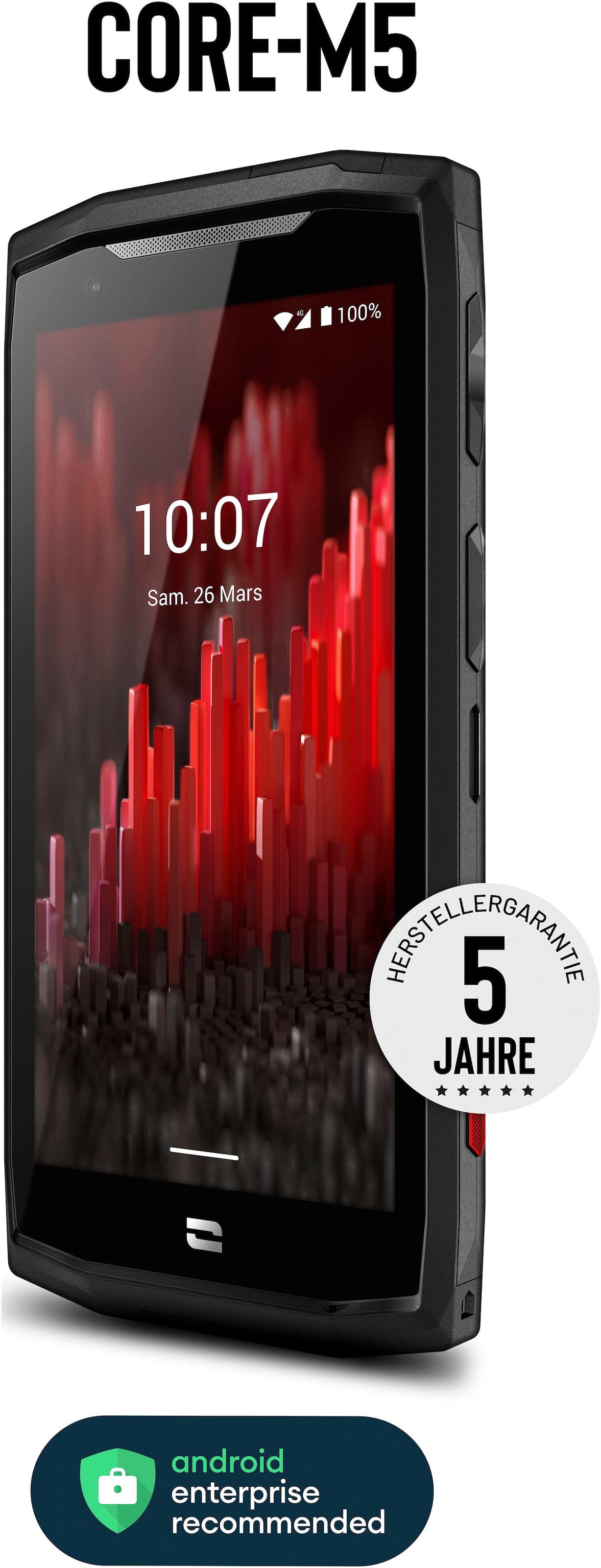 CROSSCALL Smartphone »Core-M5« schwarz