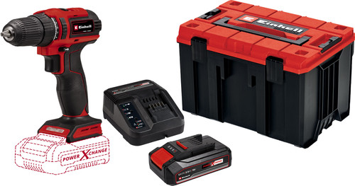 Einhell TE-CD 18/40 Li BL Solo 2,5 Ah Accu E-Case M Starterspakket