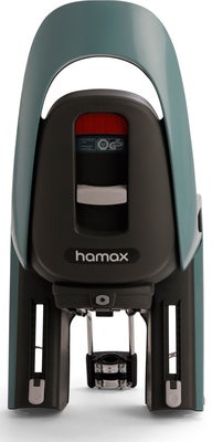 Hamax CARESS Sykkelsete med Låsbart Rammefeste, Green/Black