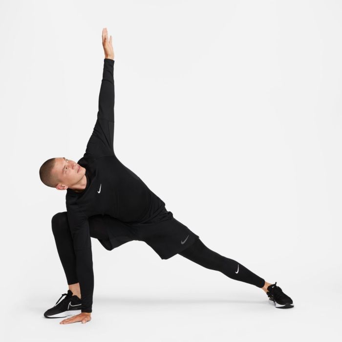 Nike Herre Trøjer Pro Warm Long Sleeve Tee Sort