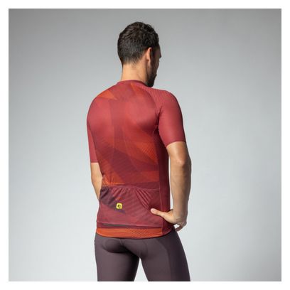 Maillot Manches Courtes Alé Connect Rouge