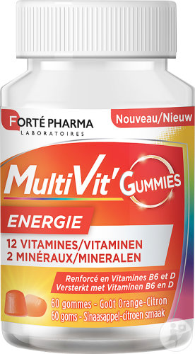 Forté Pharma MultiVit' Gummies Énergie 60 Gommes