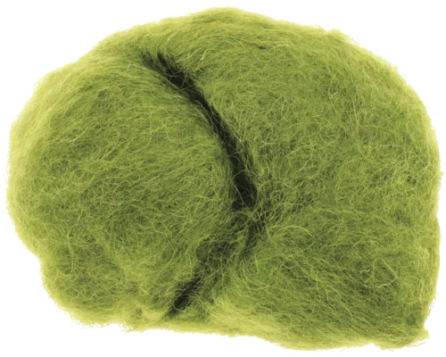 Groene schapenwol 30 g