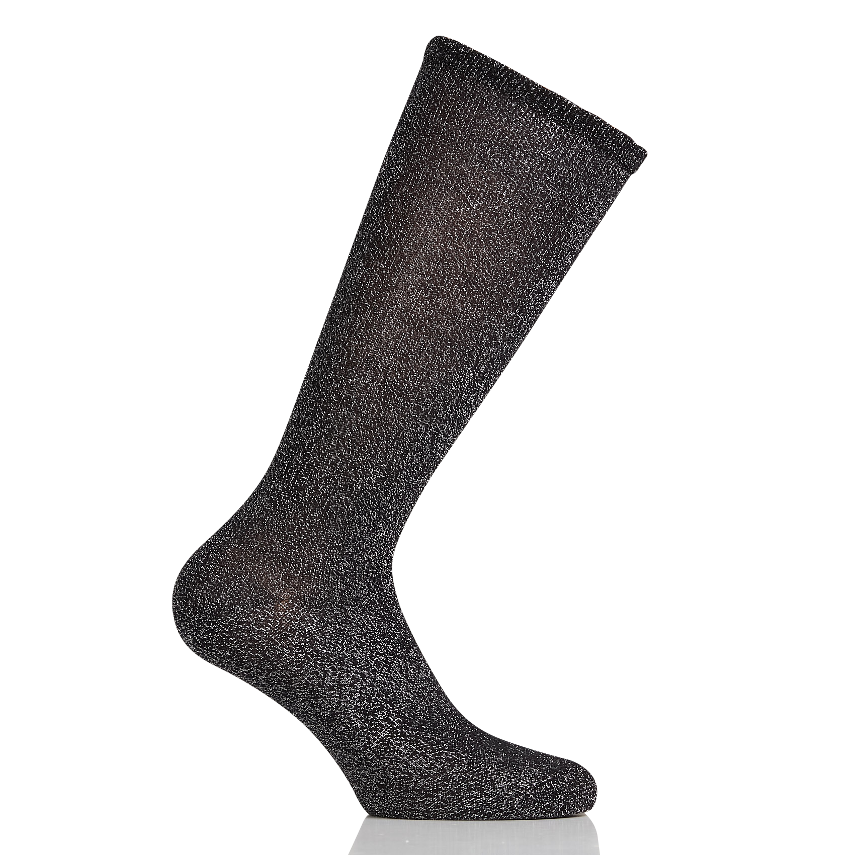 SEBBY - Lot de chaussettes pailletés en coton bio mélangé | Noir