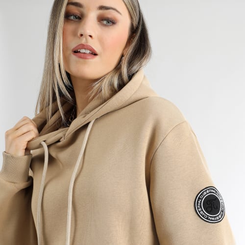 Sweat Capuche Femme Premium 1094 Beige