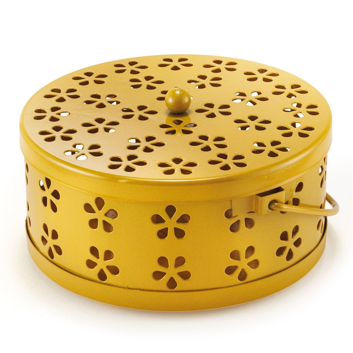 Brûleur anti-insectes vintage Jaune