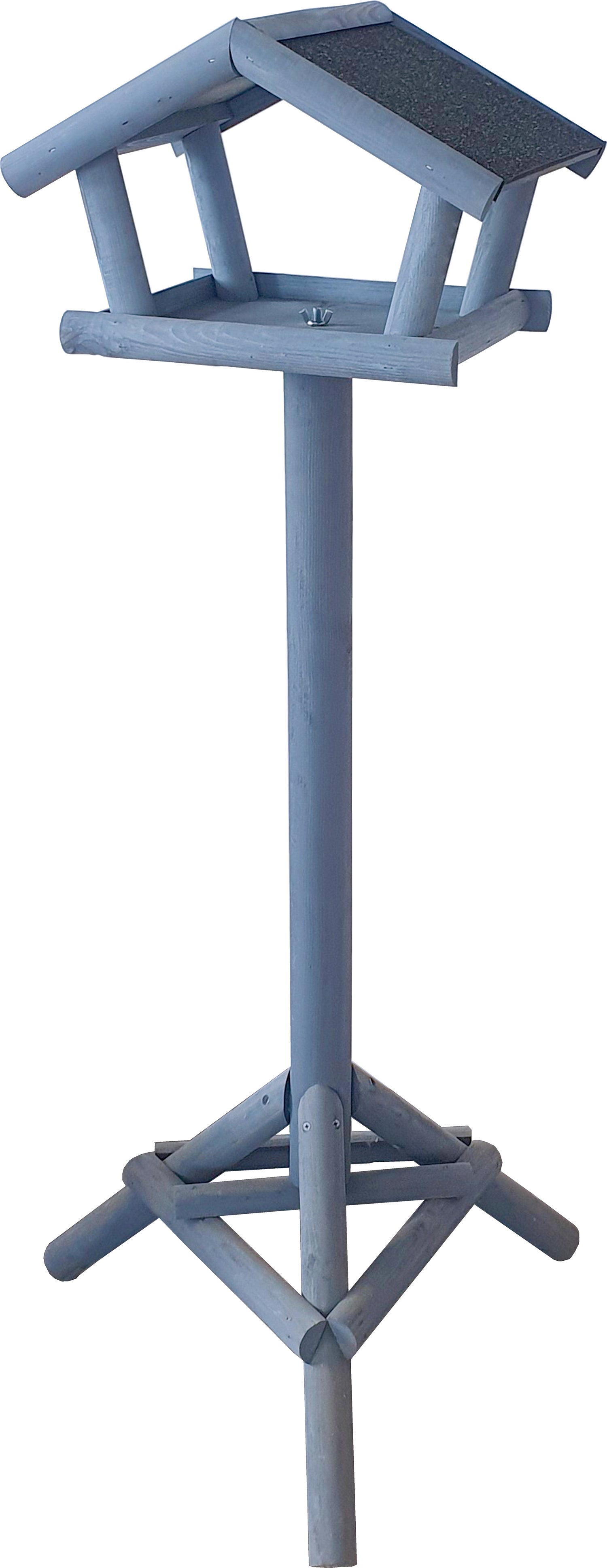 Intratuin vogelvoederhuisje grijs 40 x 30 x 130 cm