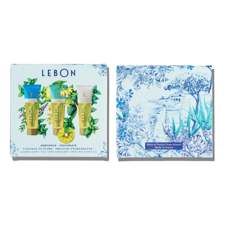 Lebon Coffret dentifrices Blue mood