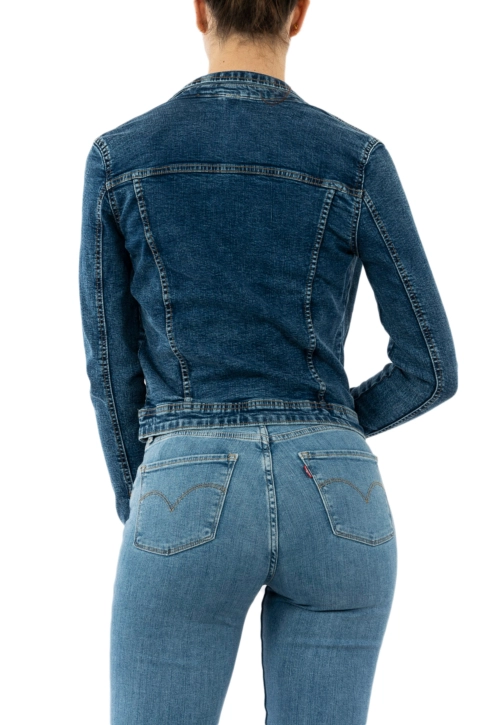 Blousons jeans only tia life medium blue denim