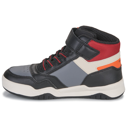 Geox - J PERTH BOY F - Noir / Gris / Orange