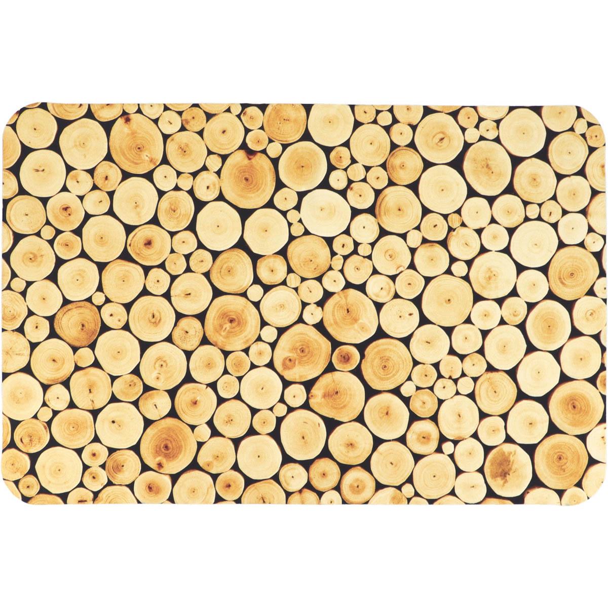 TAPIS RECTANGULAIRE DIATOMITE 40X60CM EFFET BOIS ASPEN