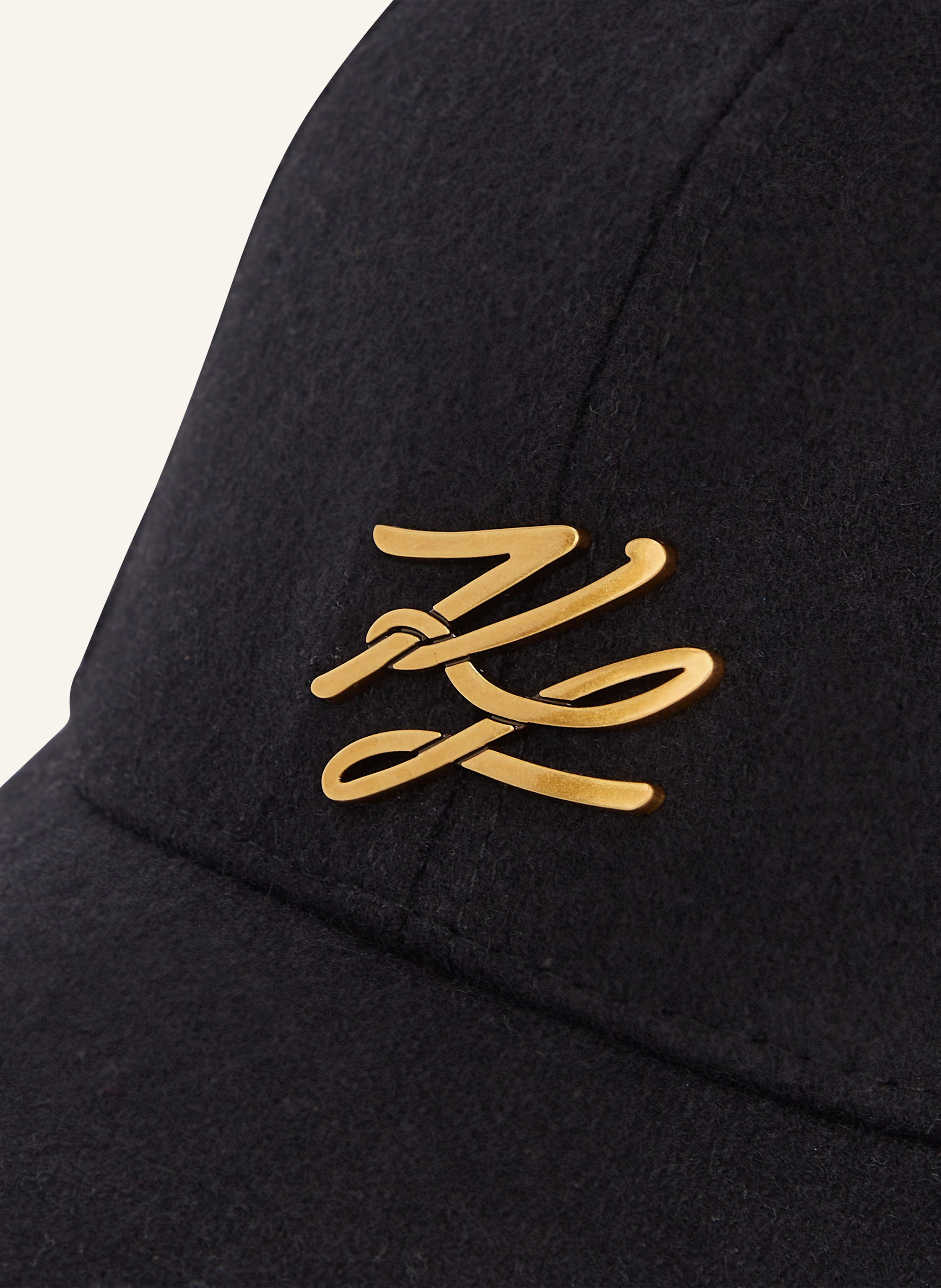 KARL LAGERFELD K/AUTOGRAPH WOOL CAP
