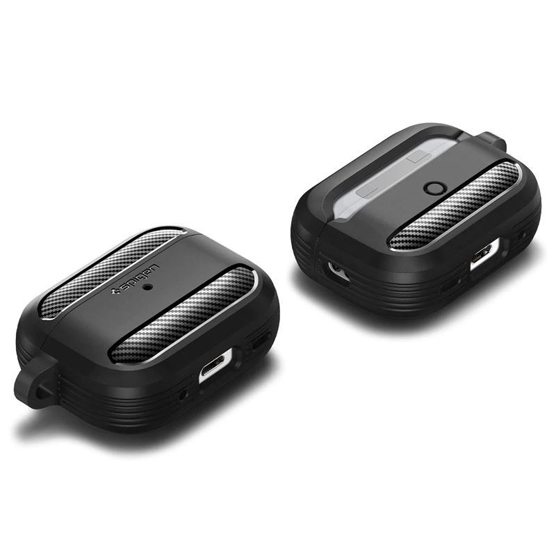 AirPods Pro 2 / AirPods Pro Rugged Armor Case Hülle (ACS05482) - Schwarz