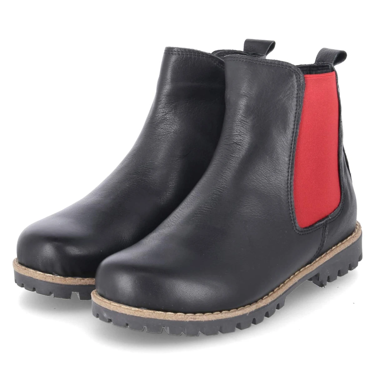Andrea ContiChelsea Boots - schwarz/rot