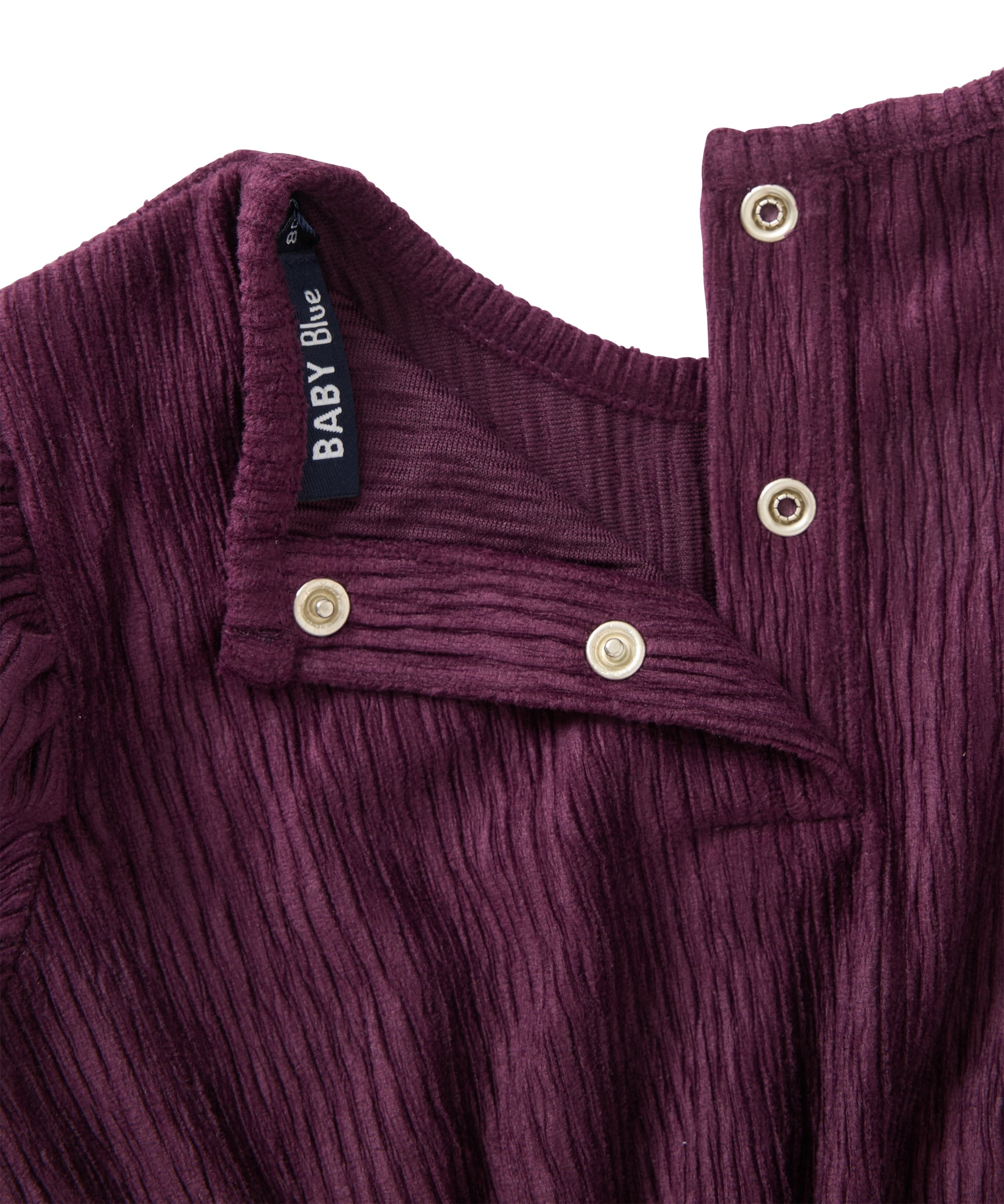 velvet jurk met ruches