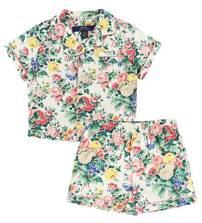 Polo Ralph Lauren Schlafanzug - Mehrfarbig m. Blumen