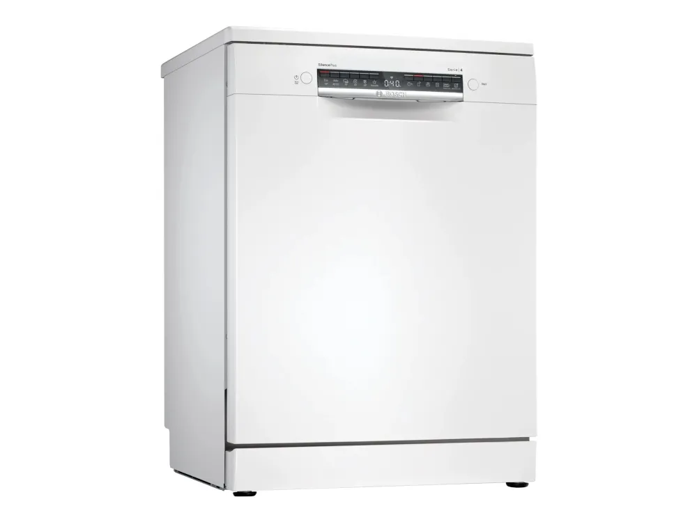 Bosch Serie | 4 SMS4EMW06E - Opvaskemaskine - Wi-Fi - Niche - bredde: 60 cm - dybde: 55 cm - højde: 81.5 cm - hvid