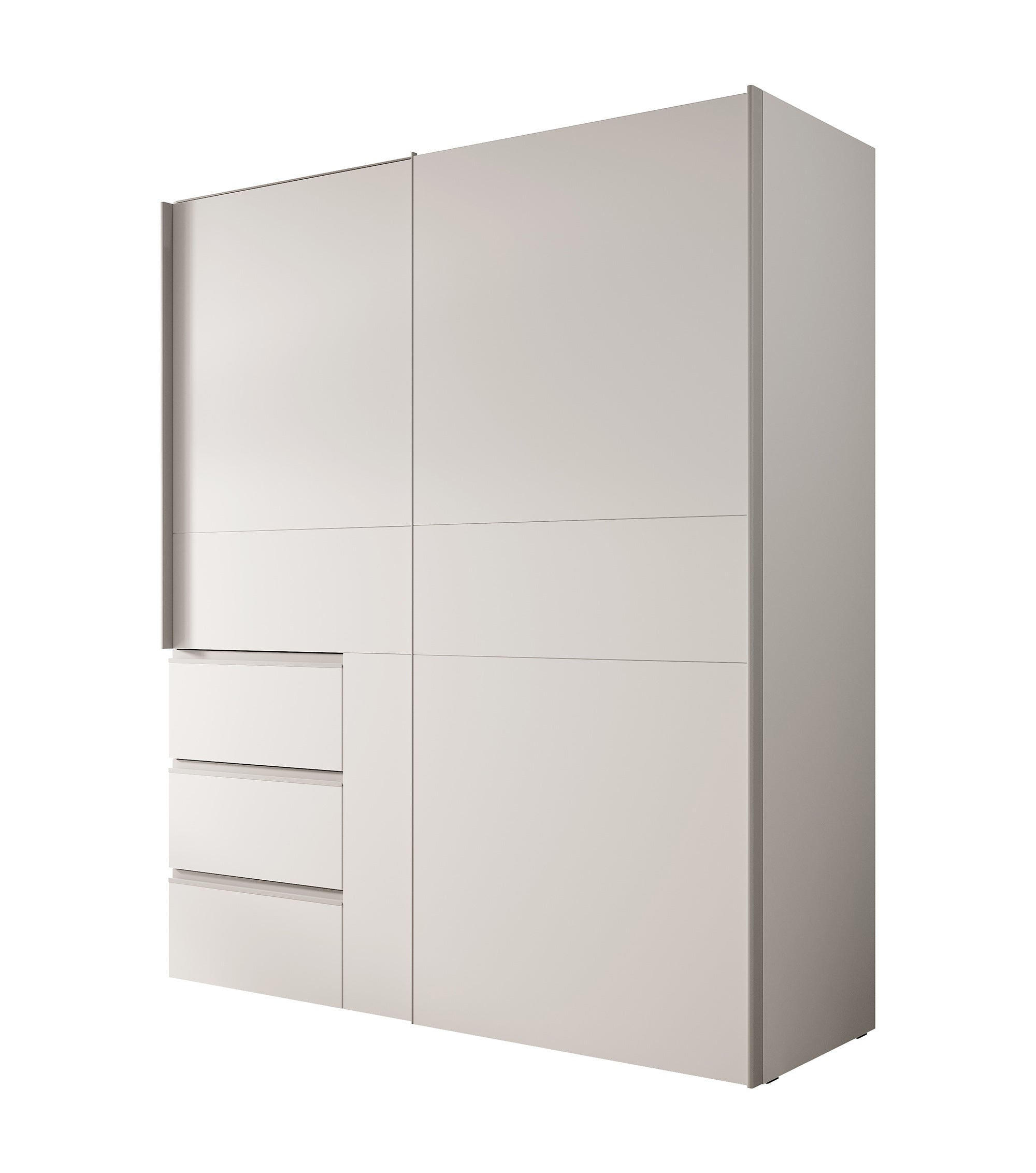 Meubella - Kledingkast Walter - Wit - 170 cm