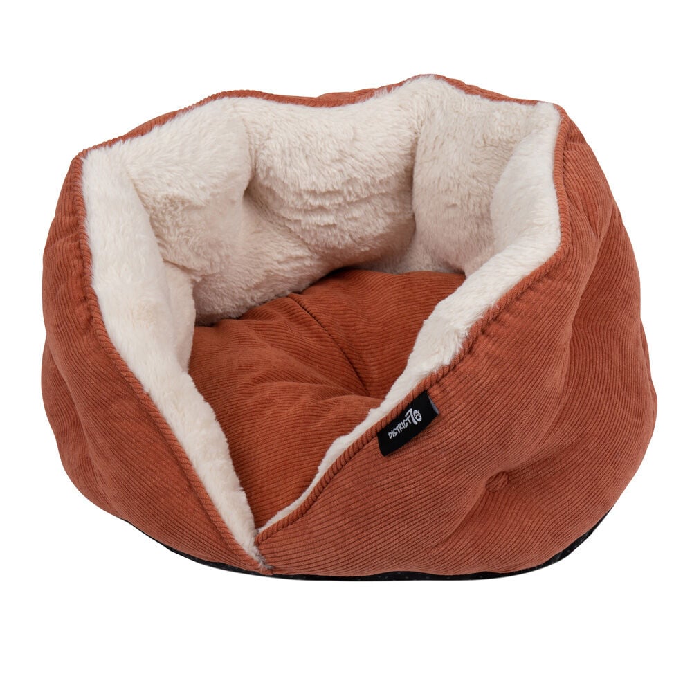 District 70 Tuck - Kattenmand - Terra/Roze - 50x50x30 cm
