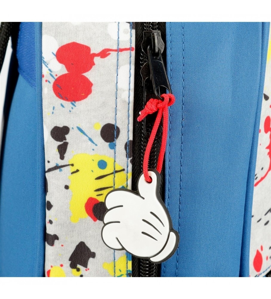 Mochila Disney Mickey Mayhem Multicolorida - 21x25x10cm