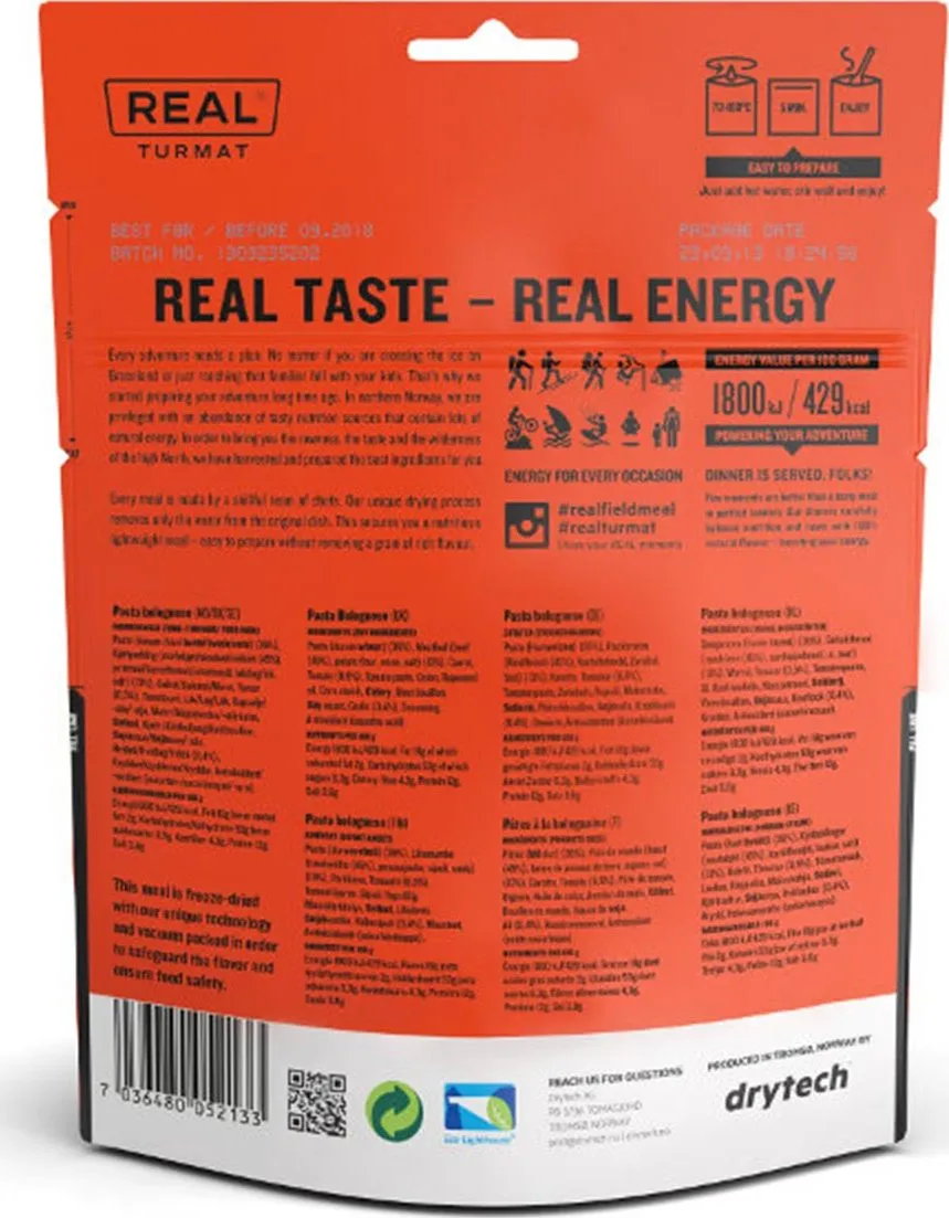 Real Turmat Pasta Bolognese 500g