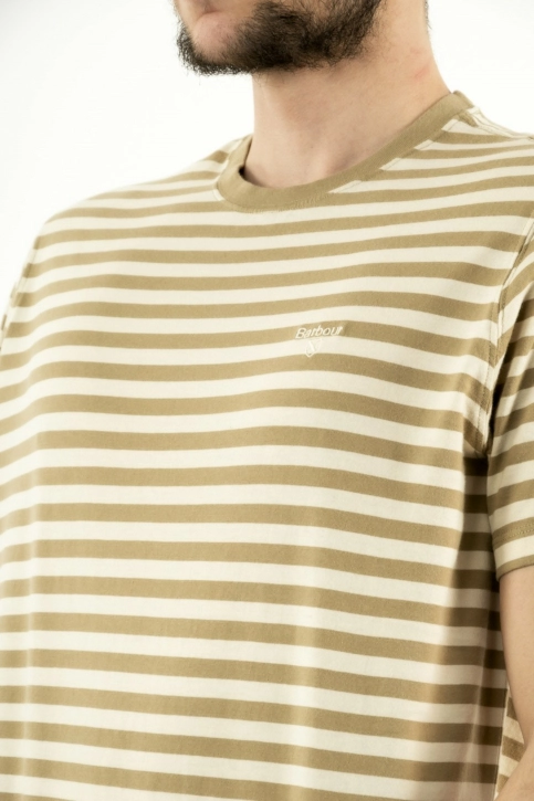 tee shirt barbour mts0511 br33 coriander