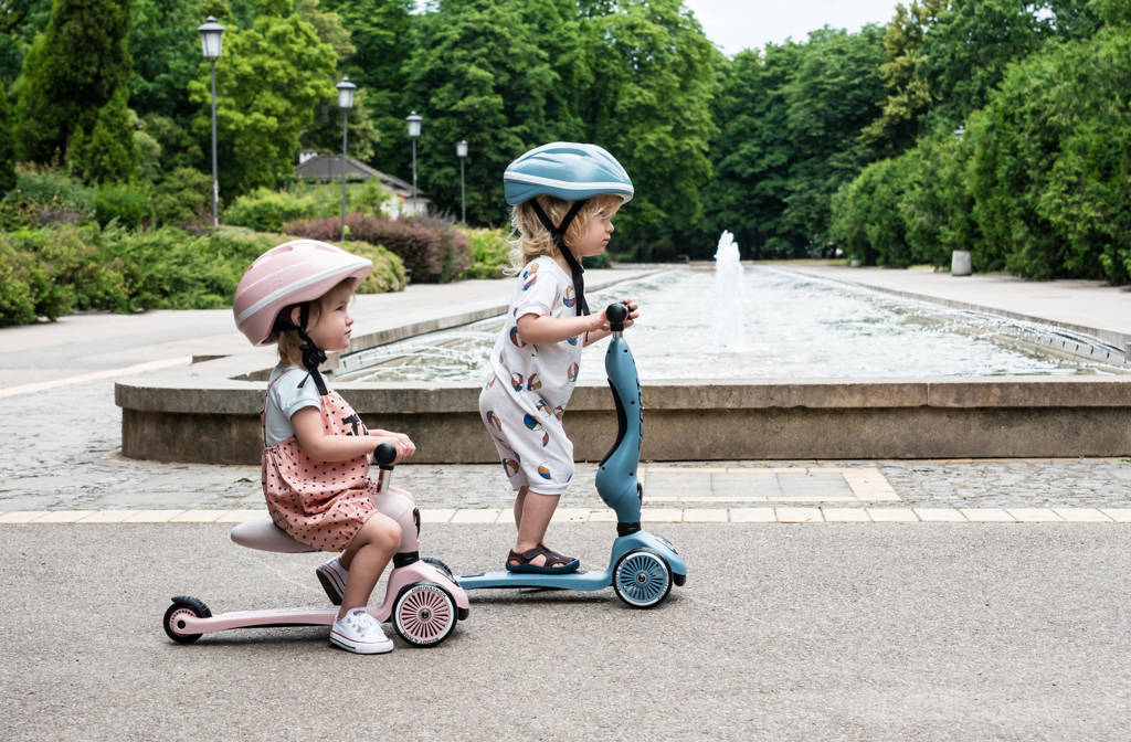 Super mooie scoot en ridestep Highwaykick 1 - Steel