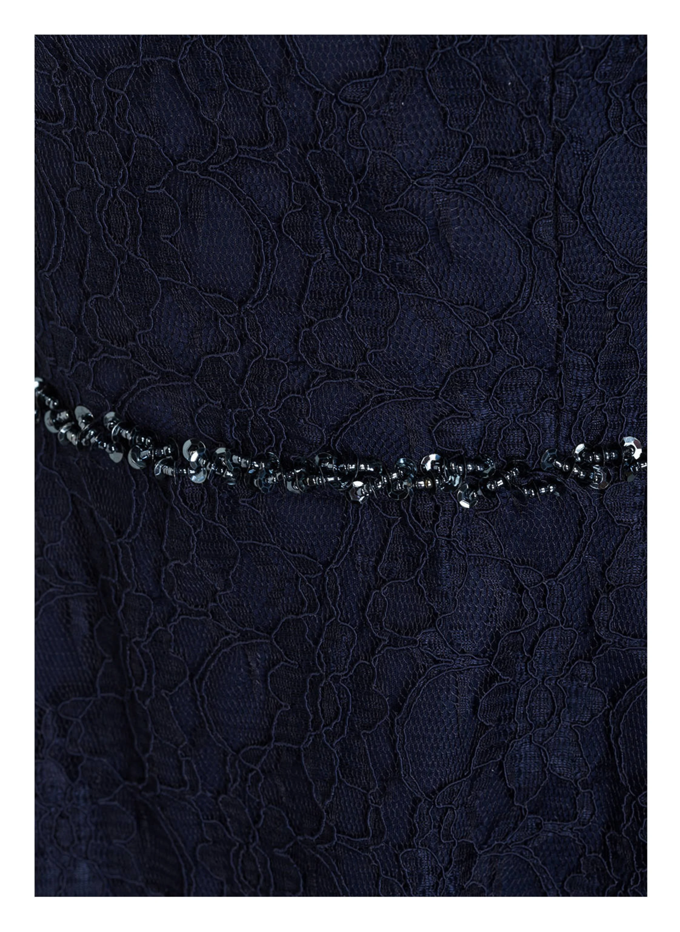 G.O.L. FINEST COLLECTION Spitzenkleid mit Schmucksteinbesatz und Stola