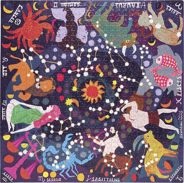 eeBoo eeBoo - Puslespil 1000 brk - Zodiac