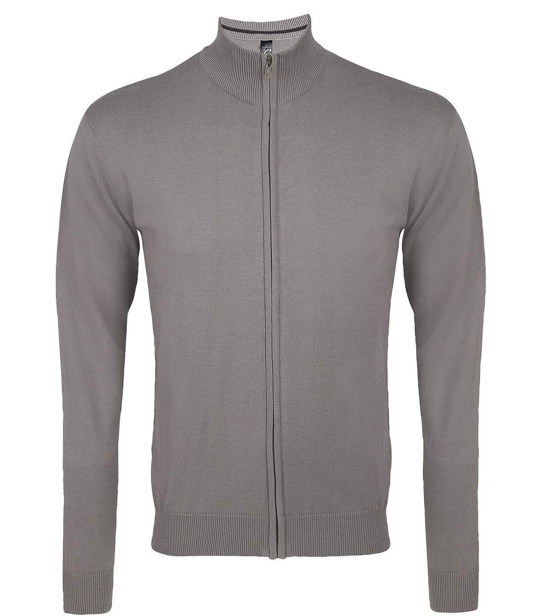 Gilet zippé - Homme - 00548 - gris moyen