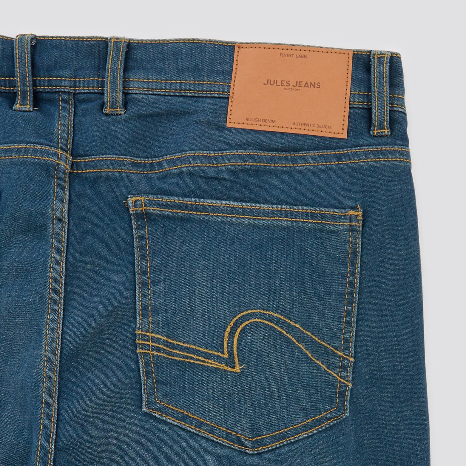 Jean slim urbanflex 4 longueurs Bleu