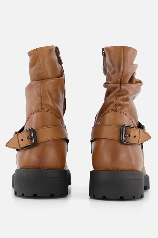 Cellini Enkellaarsjes cognac Leer