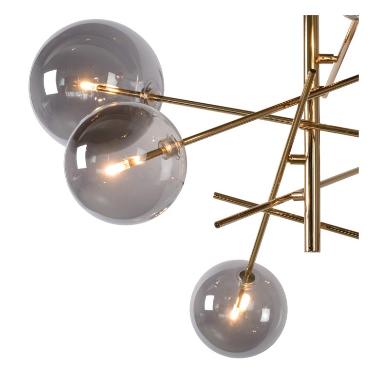 Lucide Alara 6 cluster hanglamp zwart