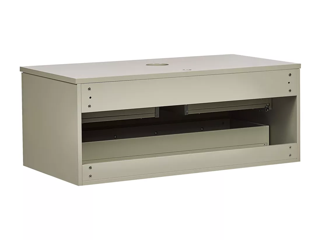 Meuble lavabo mural ALZIRA 100 cm 52 cm 40 cm Vert clair